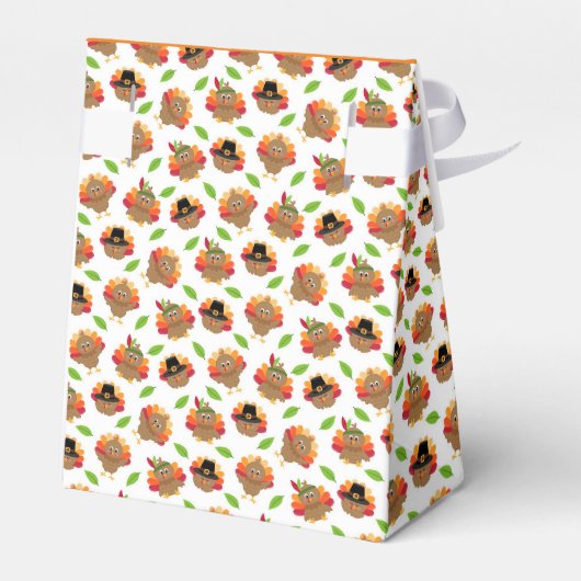 Happy Thanksgiving Türkei Geschenkschachtel (Rückseite)