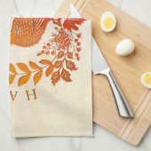 Happy Thanksgiving Türkei Küchentuch (Viertel Falte)