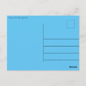 Happy Thanksgiving Türkei Postkarte (Rückseite)