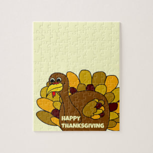 Happy Thanksgiving Türkei Puzzle