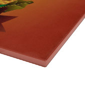 Happy Thanksgiving Türkei Schneidebrett (Ecke)