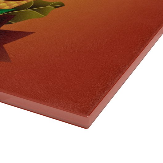 Happy Thanksgiving Türkei Schneidebrett (Ecke)