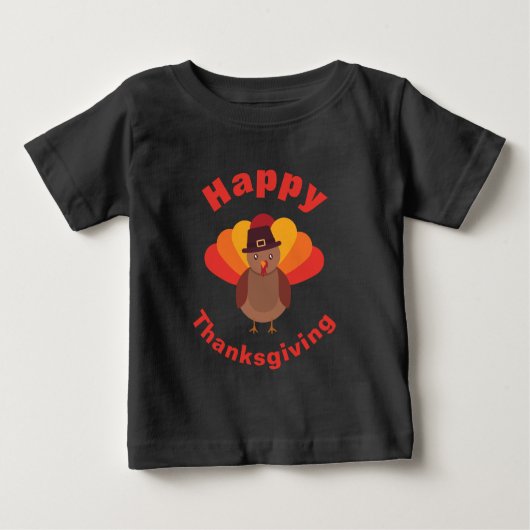 Happy Thanksgiving Türkei T - Shirt (Vorderseite)