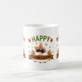 Happy Thanksgiving Türkei Tasse (Mittel)