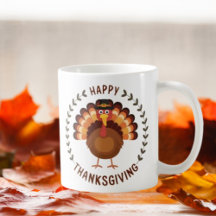 Happy Thanksgiving Türkei Tasse