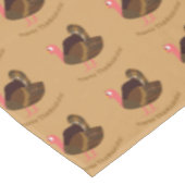 Happy Thanksgiving Türkei Tischdecke (Schrägansicht)