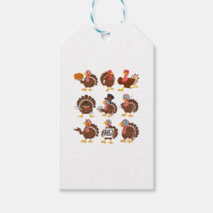 Happy Thanksgiving Turkey Day Girls Boys Kinder To Geschenkanhänger