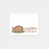 Happy Thanksgiving Turkey Dinner Holiday Post-its Post-it Klebezettel (Vorderseite)