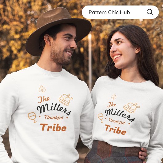 Happy Thanksgiving Turkey Fall Wiedersehen Family Sweatshirt