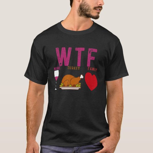 Happy Thanksgiving   Turkey Family Dinner Outfit T-Shirt (Vorderseite)