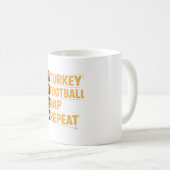 Happy Thanksgiving Turkey Football Nickerchen Wied Kaffeetasse (VorderseiteRechts)