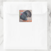 Happy Thanksgiving Turkey Foto Sticker (Tasche)