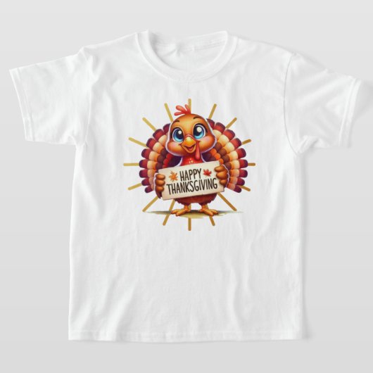 Happy Thanksgiving turkey funny T-Shirt (Ablage )