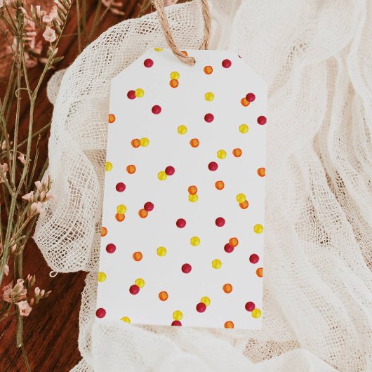 Happy Thanksgiving Turkey Gift Tag Geschenkanhänger