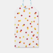 Happy Thanksgiving Turkey Gift Tag Geschenkanhänger (Rückseite)