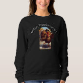 Happy Thanksgiving Turkey Parade Sweatshirt (Vorderseite)