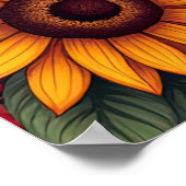 Happy Thanksgiving Turkey Poster (Ecke)