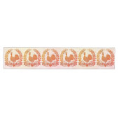 Happy Thanksgiving Turkey Table Runner Mittelgroßer Tischläufer (Horizontal)