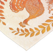 Happy Thanksgiving Turkey Table Runner Mittelgroßer Tischläufer (Ecke)