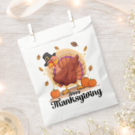 Happy Thanksgiving Typografie Gunst Bags Geschenktütchen
