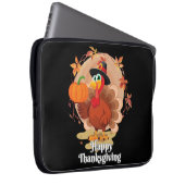 Happy Thanksgiving Typografie Laptopschutzhülle (Vorne Rechts)