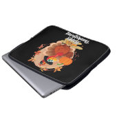 Happy Thanksgiving Typografie Laptopschutzhülle (Vorne Knopf)