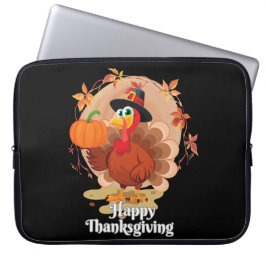 Happy Thanksgiving Typografie Laptopschutzhülle