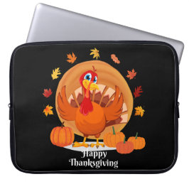 Happy Thanksgiving Typografie Laptopschutzhülle