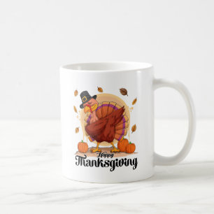 Happy Thanksgiving Typografy Coffee Tasse