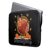 Happy Thanksgiving Typografy Coffee Tasse Laptopschutzhülle (Vorderseite Links)