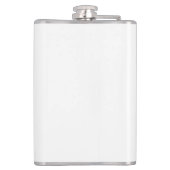 Happy Thanksgiving Typografy Flask Flachmann (Rückseite)