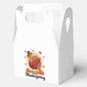 Happy Thanksgiving Typografy Gefallen Box Geschenkschachtel (Geöffnet)