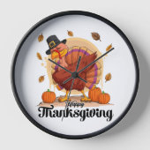 Happy Thanksgiving Uhr (Vorderseite)
