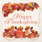 Happy Thanksgiving Untersetzer (Vorderseite)