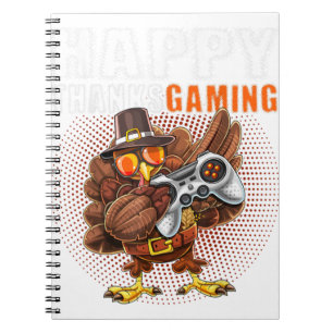 Happy Thanksgiving Video Game Dabbing Türkei Pilgr Notizblock
