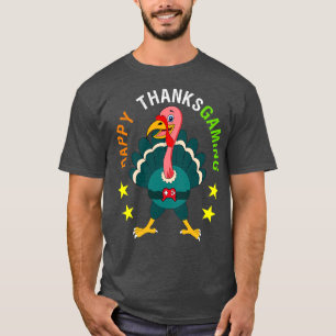 Happy Thanksgiving Video Game Türkei für Boy Girl T-Shirt