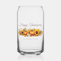 Happy Thanksgiving Vintagen Pumpkins Custom Fall