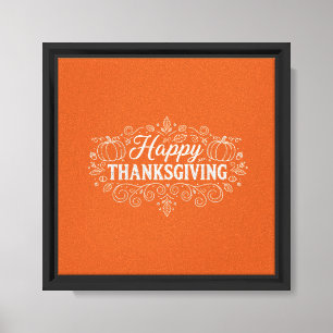 Happy Thanksgiving Wall Decor - Bauernhof Art ch Leinwanddruck