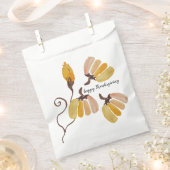 Happy Thanksgiving Watercolor Pumpkin Geschenktütchen (Ausgeschnitten)