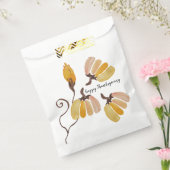 Happy Thanksgiving Watercolor Pumpkin Geschenktütchen (Versiegelt)
