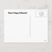 Happy Thanksgiving Weinland Niedlich Feiertagspostkarte (Rückseite)