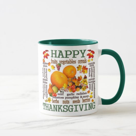 Happy Thanksgivng Tasse (Rechts)