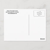 Happy Thanksgivukkah Postcard Postkarte (Rückseite)