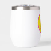 Happy Thermal Wine Tumbler (Vorderseite)