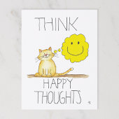 HAPPY THOUGHTS Postcard von Nicole Janes Postkarte