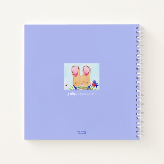 Happy Thoughts Sailor Bunny Journal Notizblock (Rückseite)