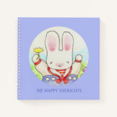Happy Thoughts Sailor Bunny Journal Notizblock (Vorderseite)