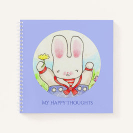 Happy Thoughts Sailor Bunny Journal Notizblock