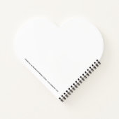 "Happy Thoughts"-Spiralheft Notizblock (Rückseite)