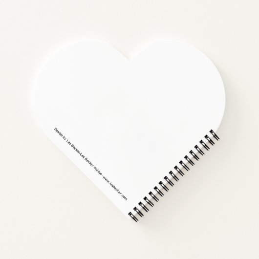 "Happy Thoughts"-Spiralheft Notizblock (Rückseite)